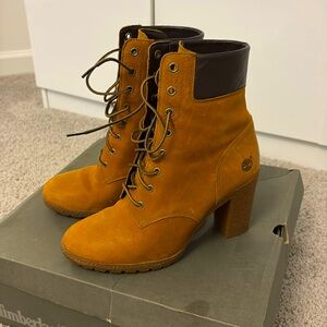 Timberland boots heels size 9